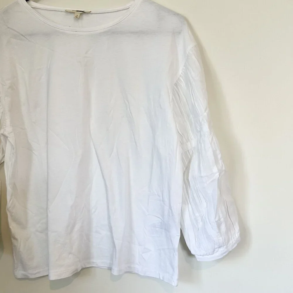 Madewell white puff